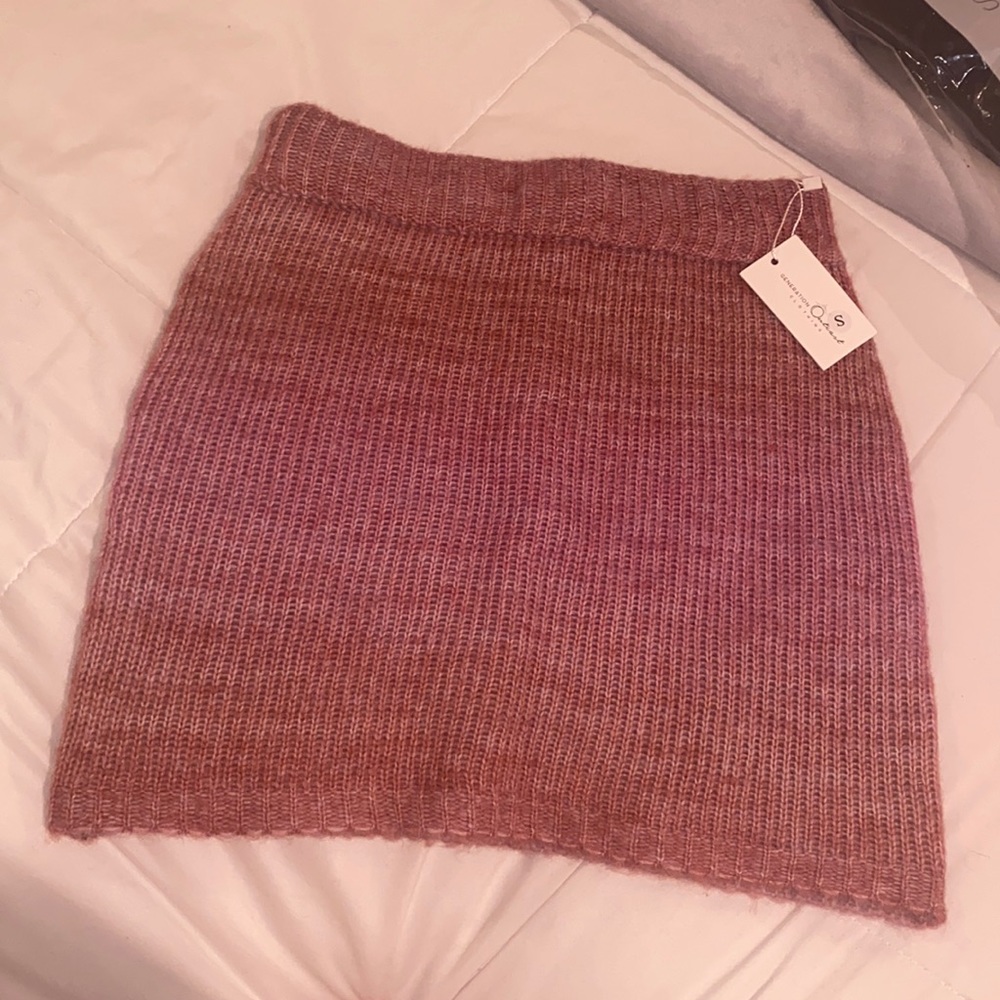 Knit Ombré Skirt by Generation Outcast